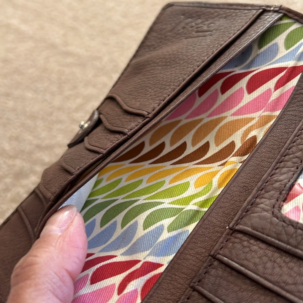 Fossil Vintage Kiss Lock Wallet Clutch - Picture 13 of 14